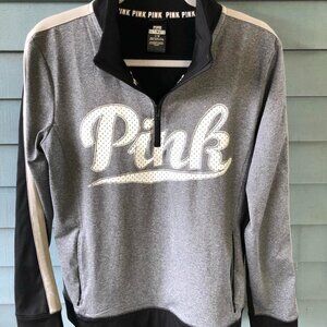 PINK  Ultimate Half-zip Sweatshirt - Size Large